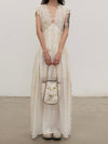 Mutedance 25 Spring/Summer V-neck dress MD-MD25SS91-HOARY